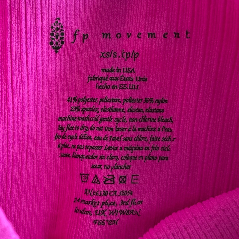 FP Movement Hot Pink Leggings XS/S - Picture 2 of 5